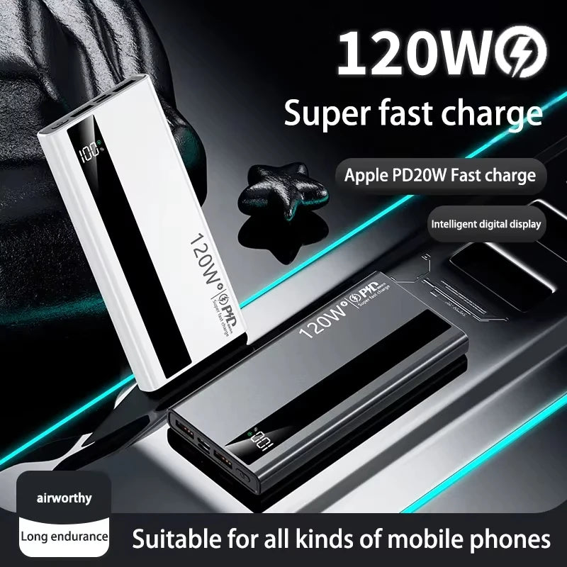 High Capacity Power Bank 120W