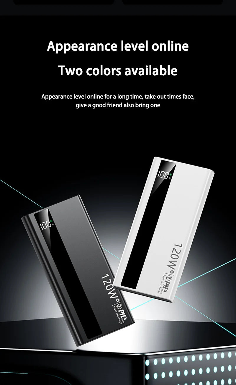 High Capacity Power Bank 120W