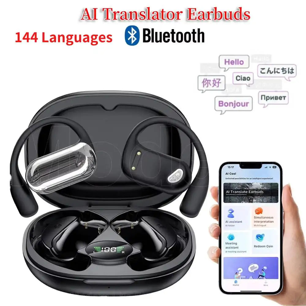 3-in-1 Ai smart translator earphone