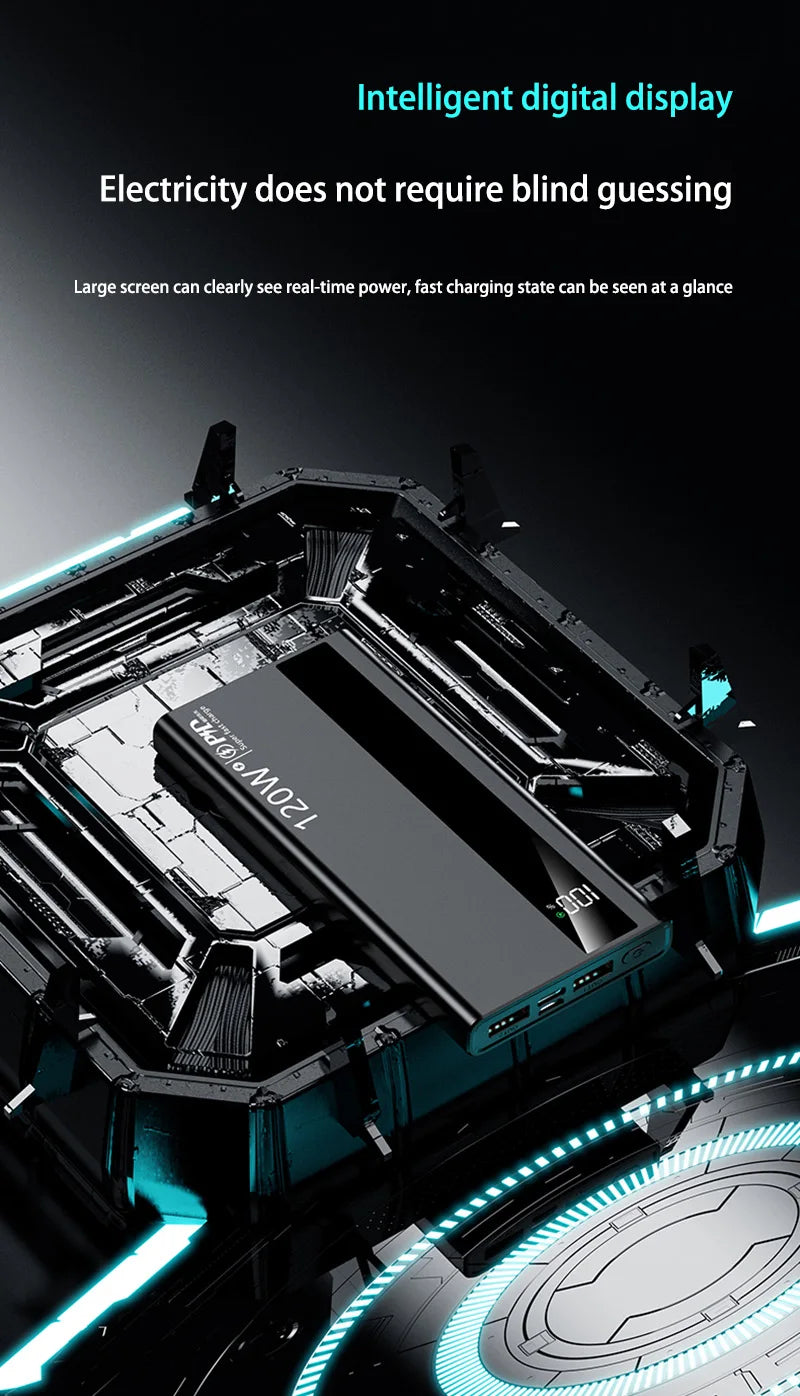 High Capacity Power Bank 120W