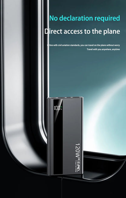 High Capacity Power Bank 120W